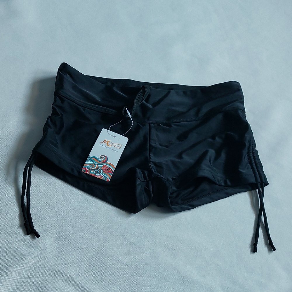 Micosuza Black Athletic Shorts for Women Size S